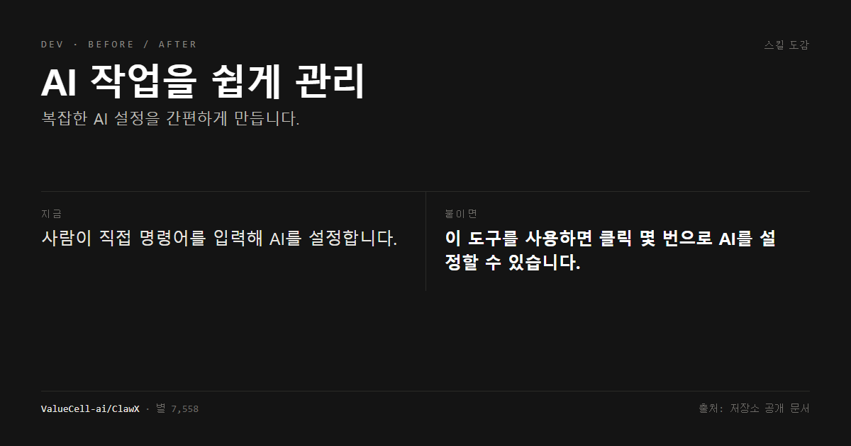 AI 작업을 쉽게 관리 전후 비교
